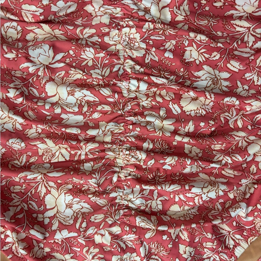 J.Crew Ruched Sweetheart One-Piece Swimsuit in the Tossed Floral print size 16 - Picture 2 of 7